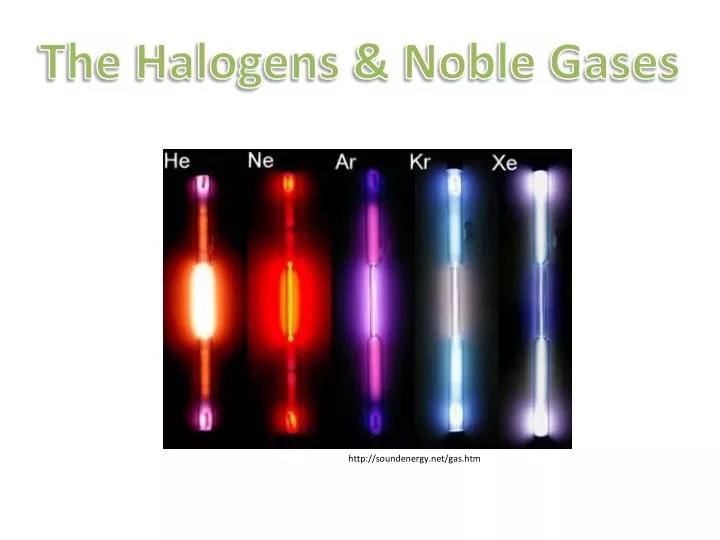 PPT The Halogens & Noble Gases PowerPoint Presentation, free download