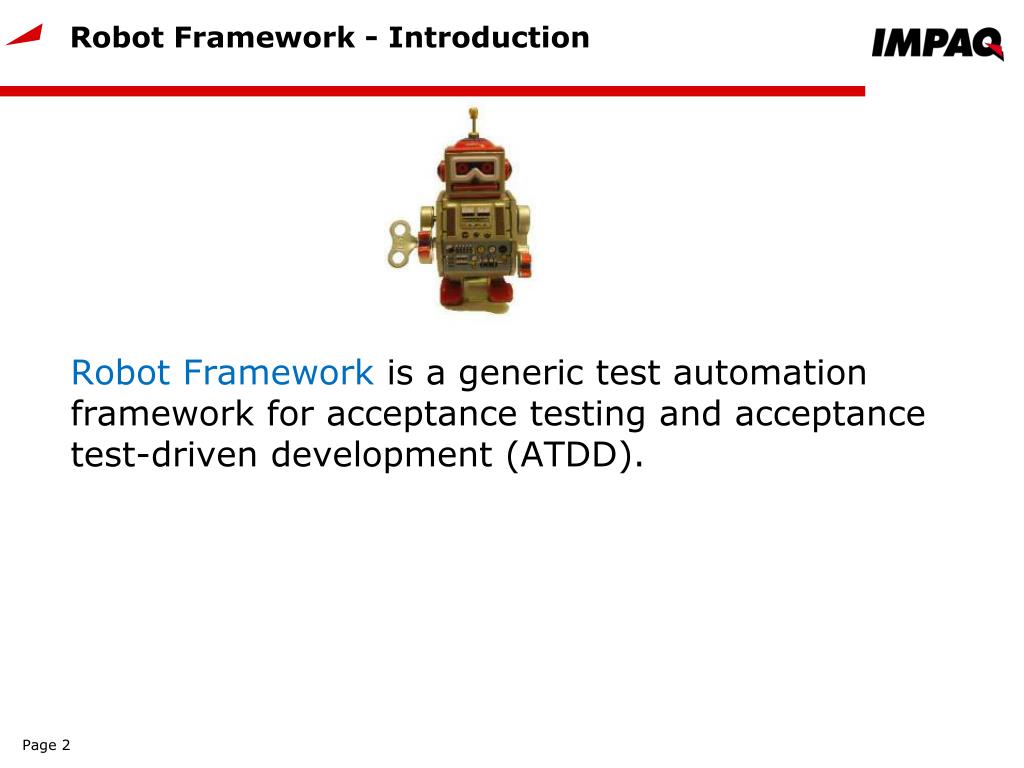 PPT Robot Framework Basic Level. PowerPoint Presentation, free