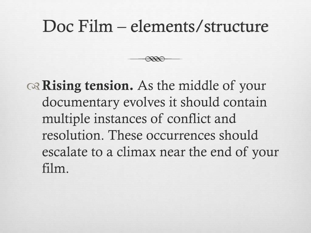 PPT Documentary Film Elements PowerPoint Presentation, free