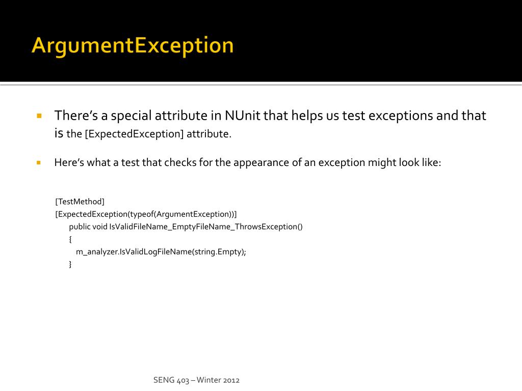PPT Unit Testing PowerPoint Presentation, free download ID2114103