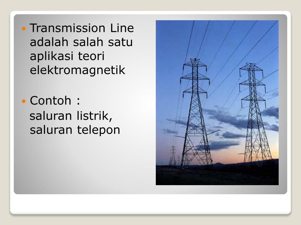 PPT TRANSMISSION LINES PowerPoint Presentation, free download ID2115075