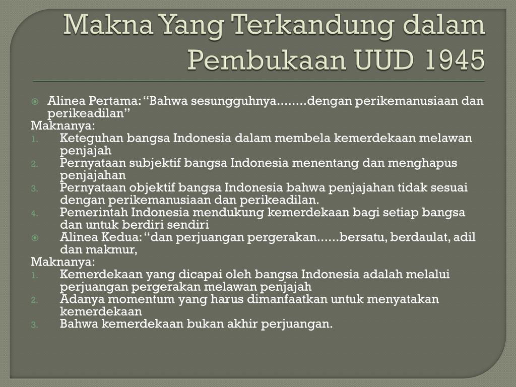 PPT BAB IV HUBUNGAN DASAR NEGARA DENGAN KONSTITUSI PowerPoint