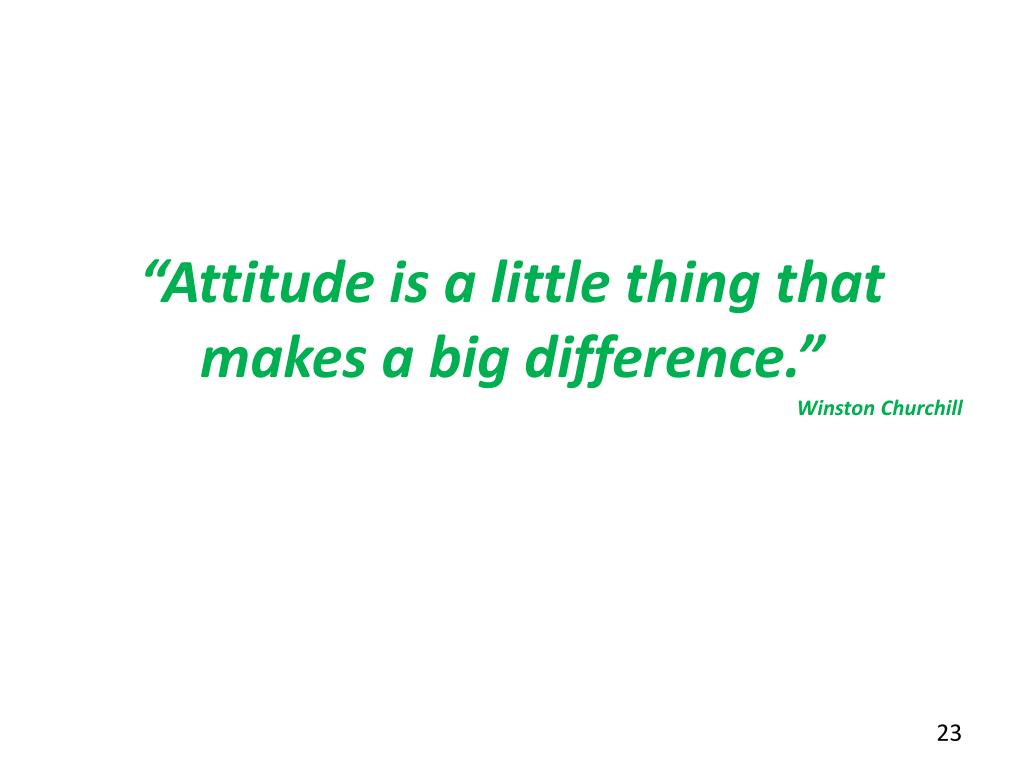 PPT ATTITUDE definition “A position of the body or manner of carrying