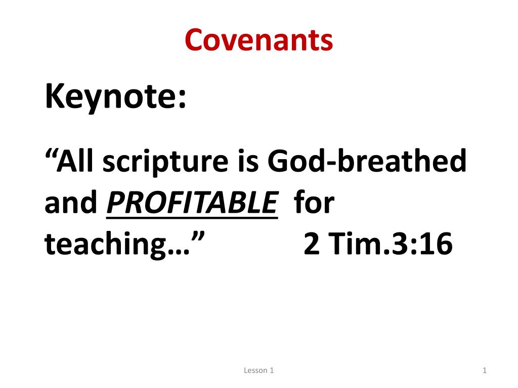 PPT Covenants PowerPoint Presentation, free download ID2123073