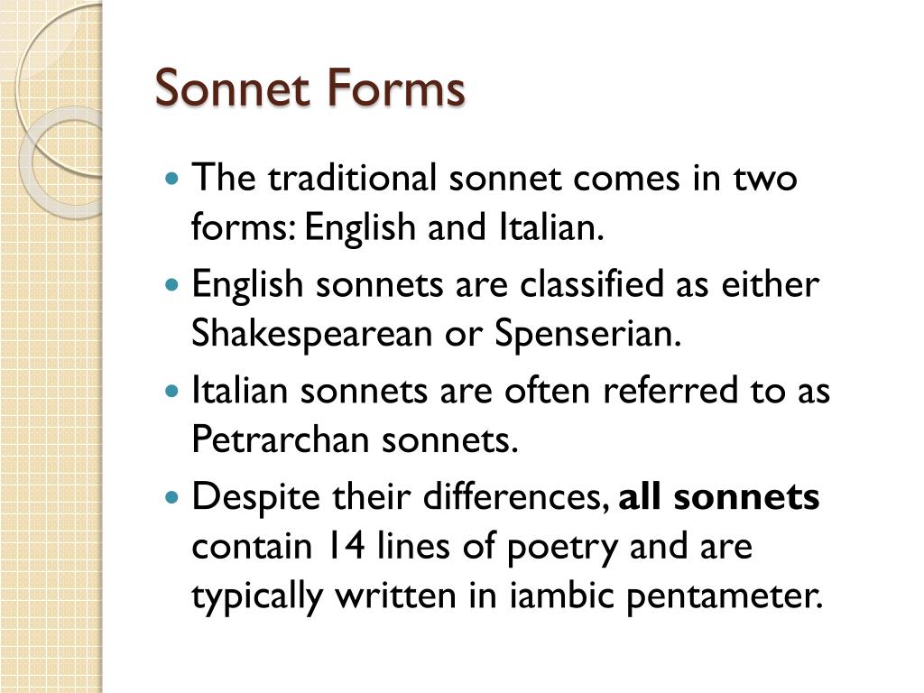 PPT ClosedForm Poetry PowerPoint Presentation, free download ID