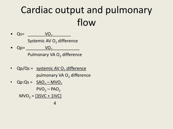 PPT Normal cath values and shunt calculations PowerPoint Presentation