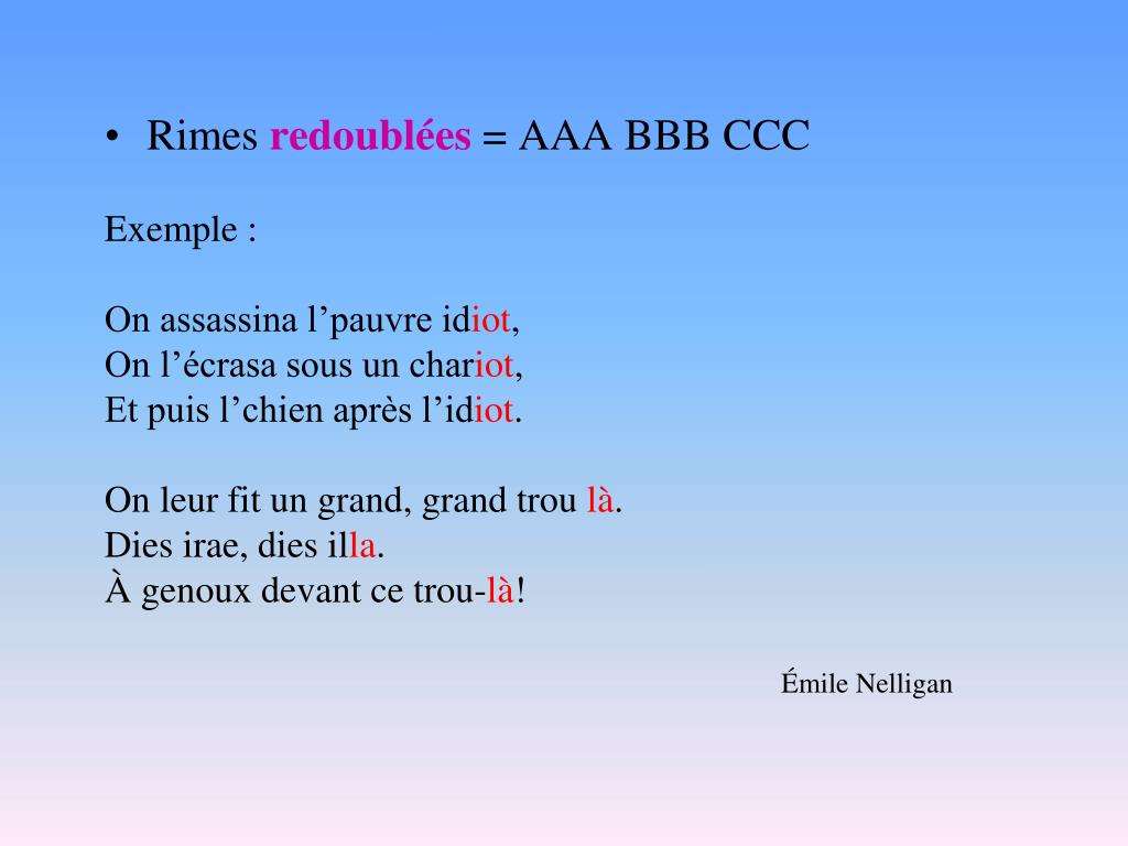 PPT Document sur la poésie Théorie PowerPoint Presentation, free