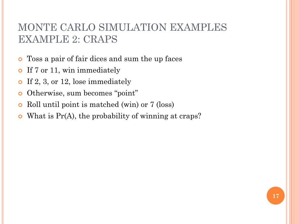 PPT Monte Carlo simulation PowerPoint Presentation, free download