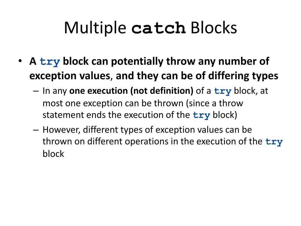 PPT Java Exception Handling PowerPoint Presentation, free download