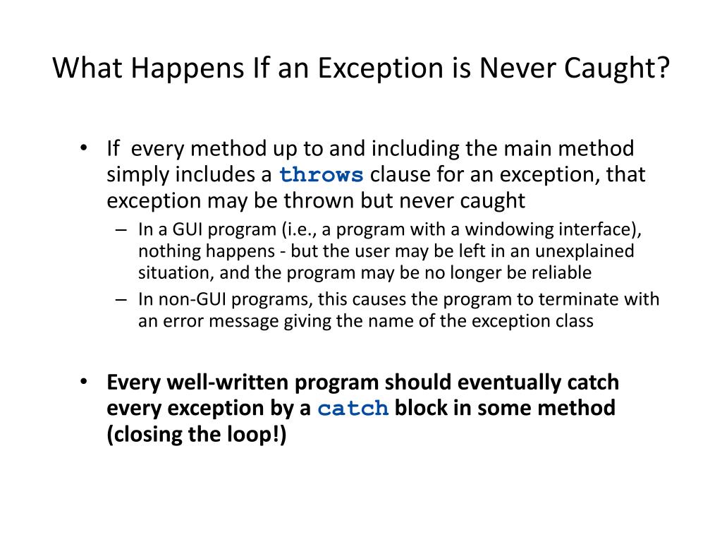 PPT Java Exception Handling PowerPoint Presentation, free download