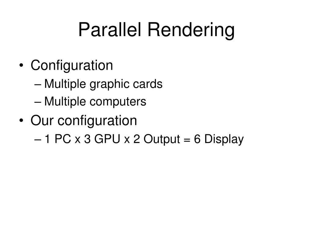 PPT INTERACTIVE EDITING OF COMPLEX TERRAINS ON PARALLEL GRAPHICS