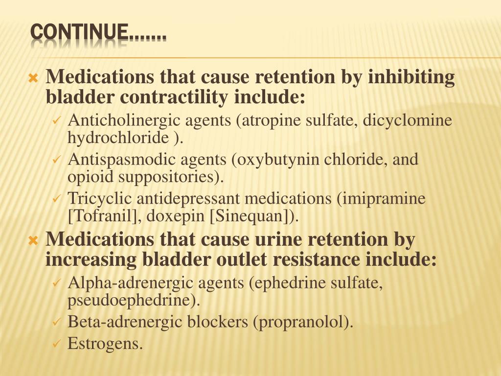 PPT URINARY RETENTION PowerPoint Presentation, free download ID2130369