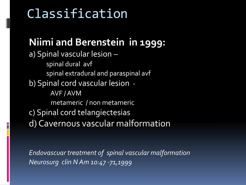 PPT SPINAL AVM PowerPoint Presentation, free download ID2130843