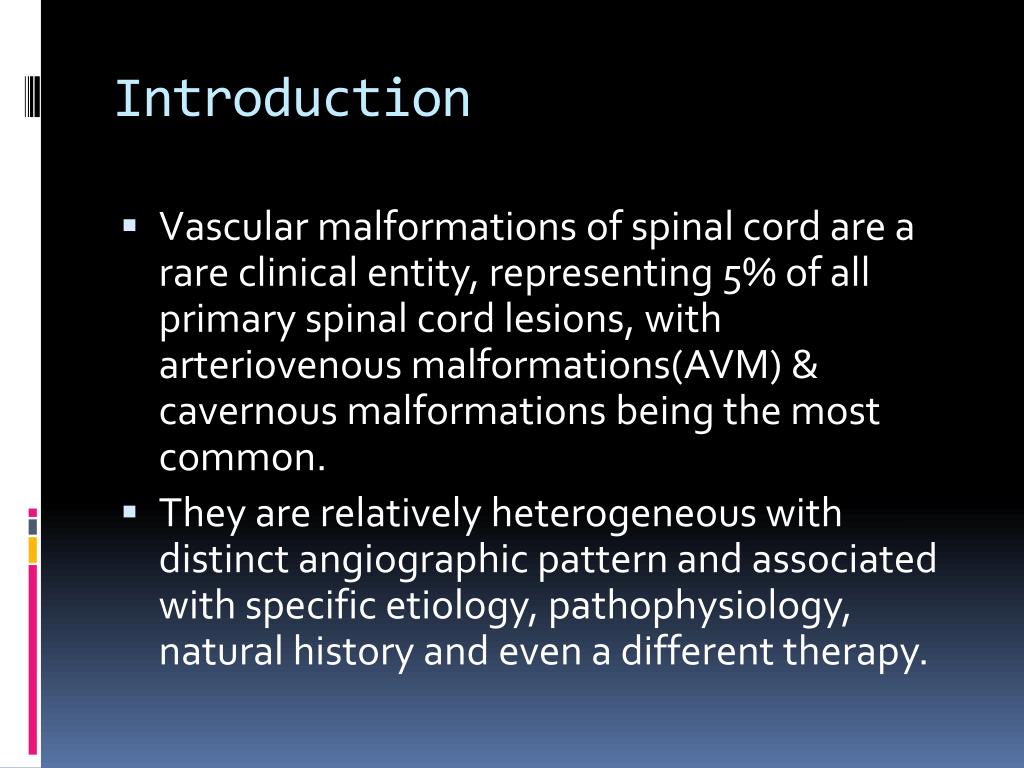 PPT SPINAL AVM PowerPoint Presentation, free download ID2130843