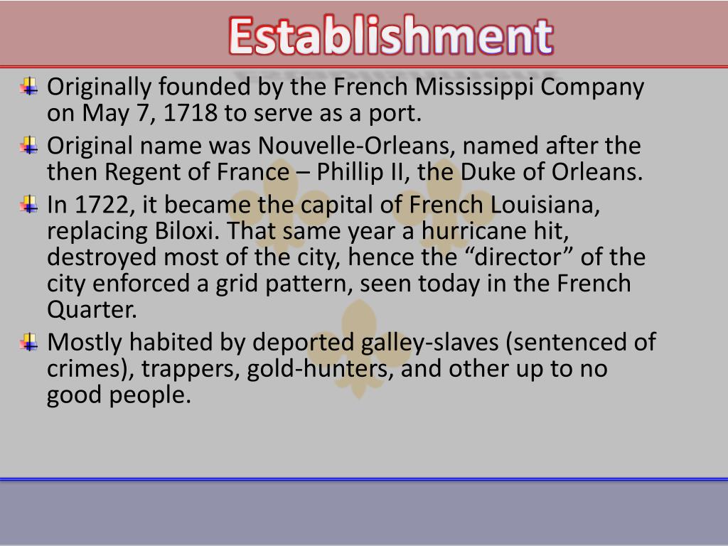 PPT New Orleans History PowerPoint Presentation, free download ID