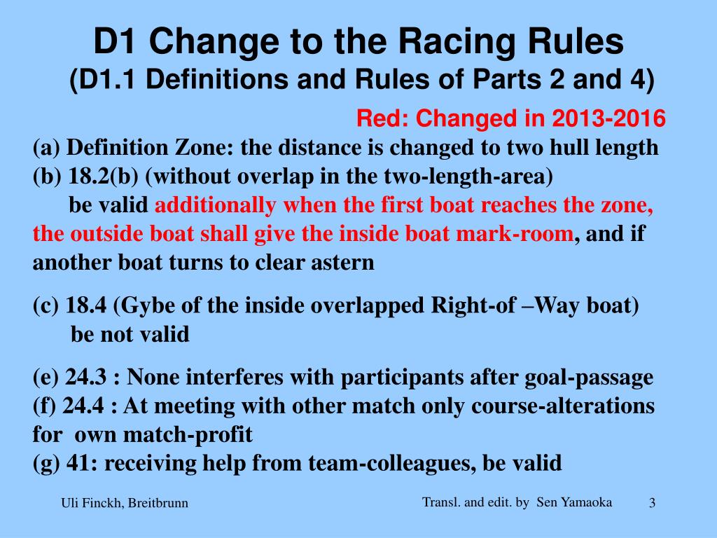 PPT Team Racing Rules 20132016 PowerPoint Presentation, free