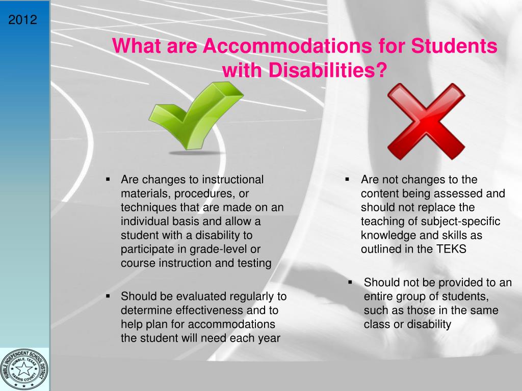 PPT Testing for Students with Disabilities PowerPoint