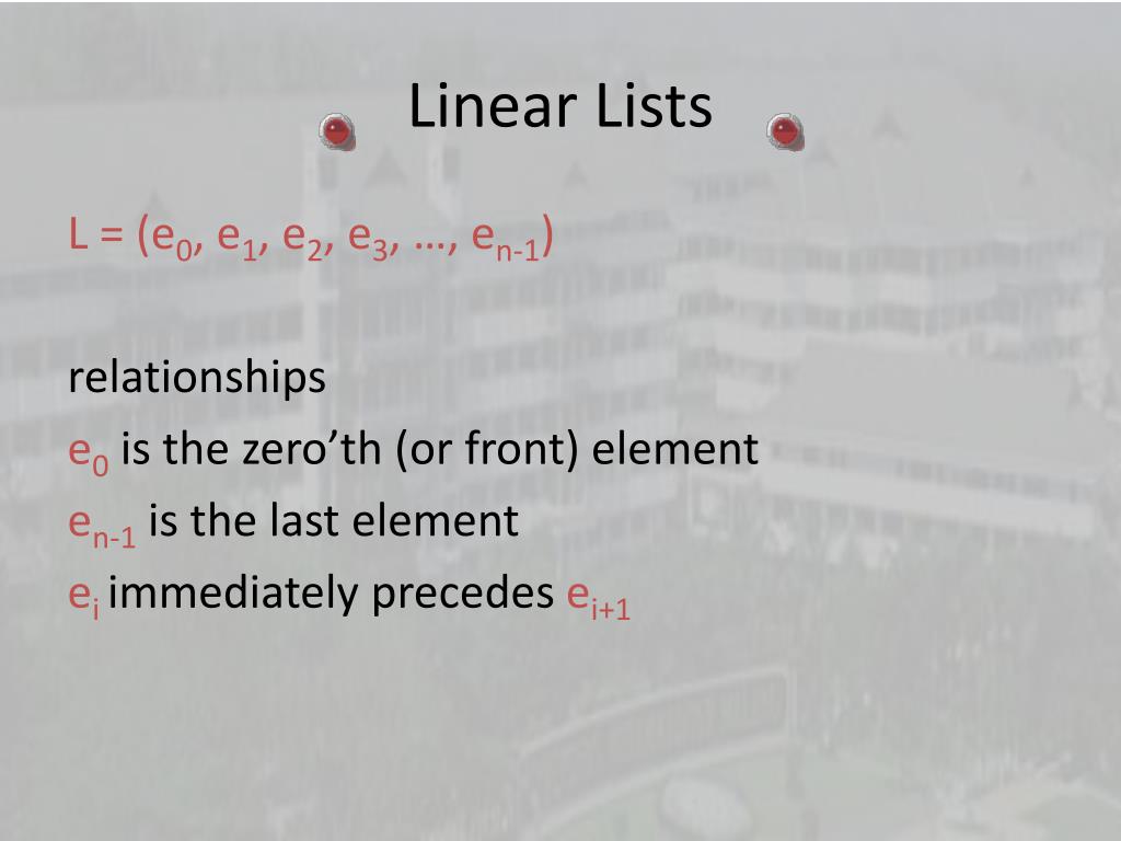 PPT Linear List PowerPoint Presentation, free download ID2135721