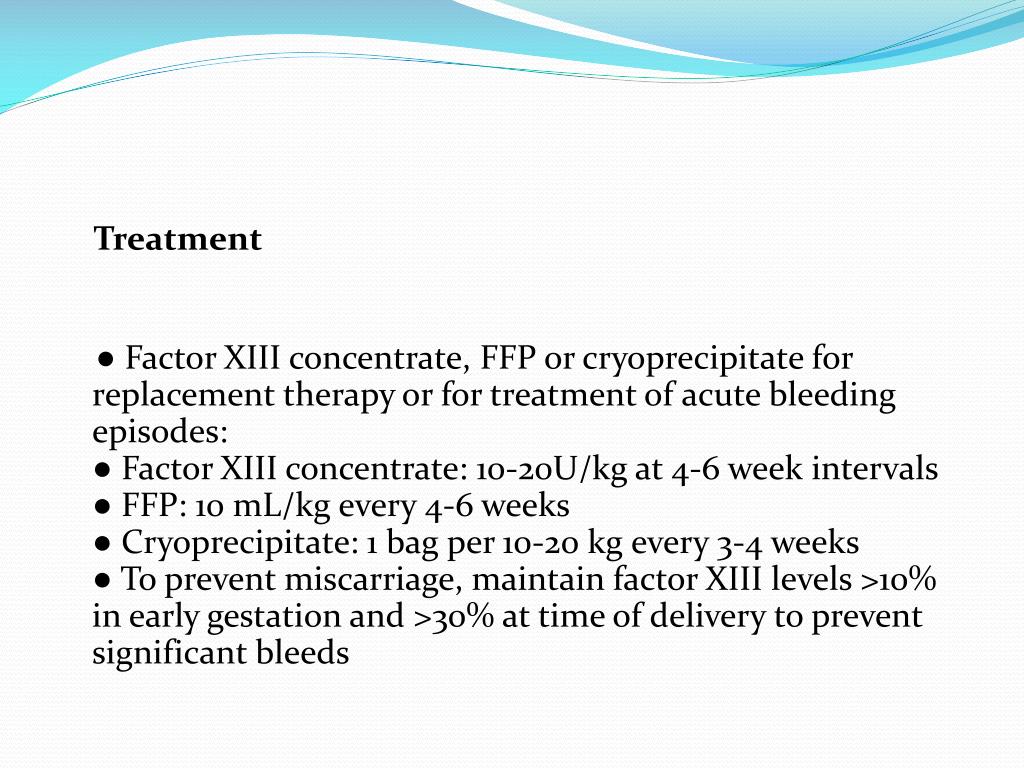 PPT Factor 13 Deficiency PowerPoint Presentation, free download ID