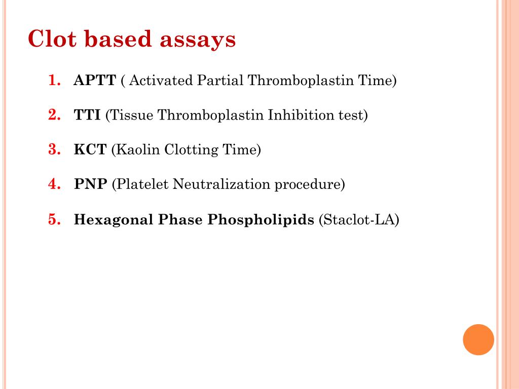 PPT Lupus Anticoagulant PowerPoint Presentation, free download ID2136591