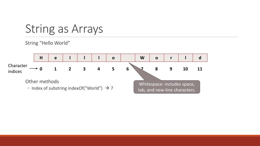 PPT Intro to CS Honors I Java Strings PowerPoint Presentation, free