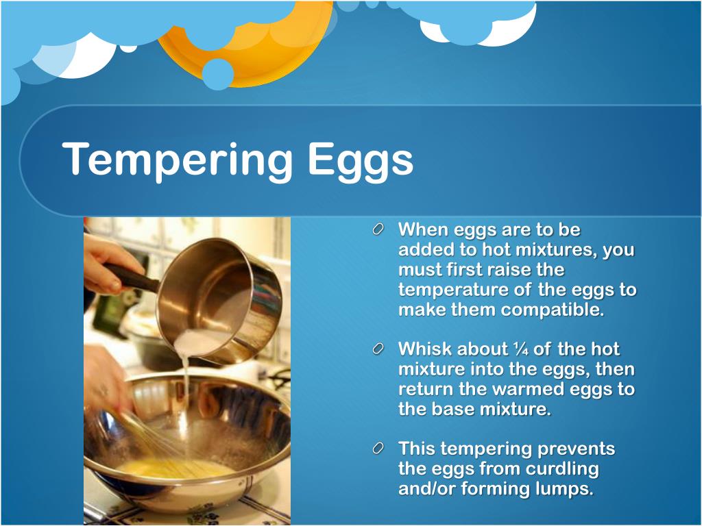 PPT EGGS The Cement that holds the castle of cuisine together