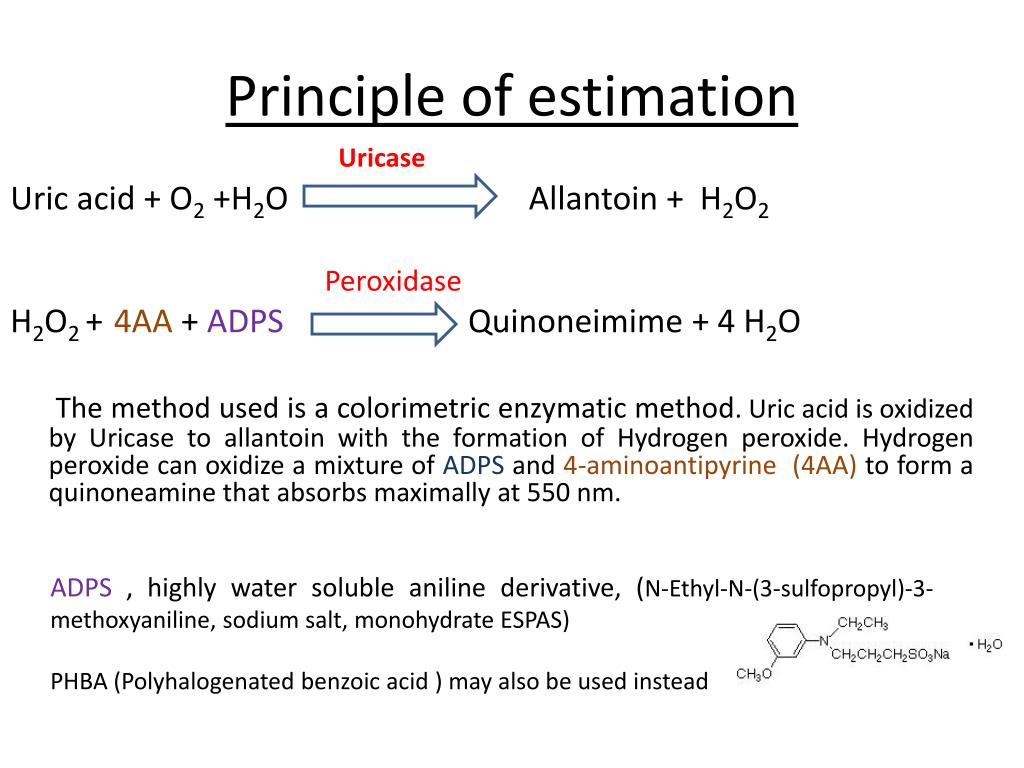 PPT Uric acid estimation in plasma PowerPoint Presentation, free