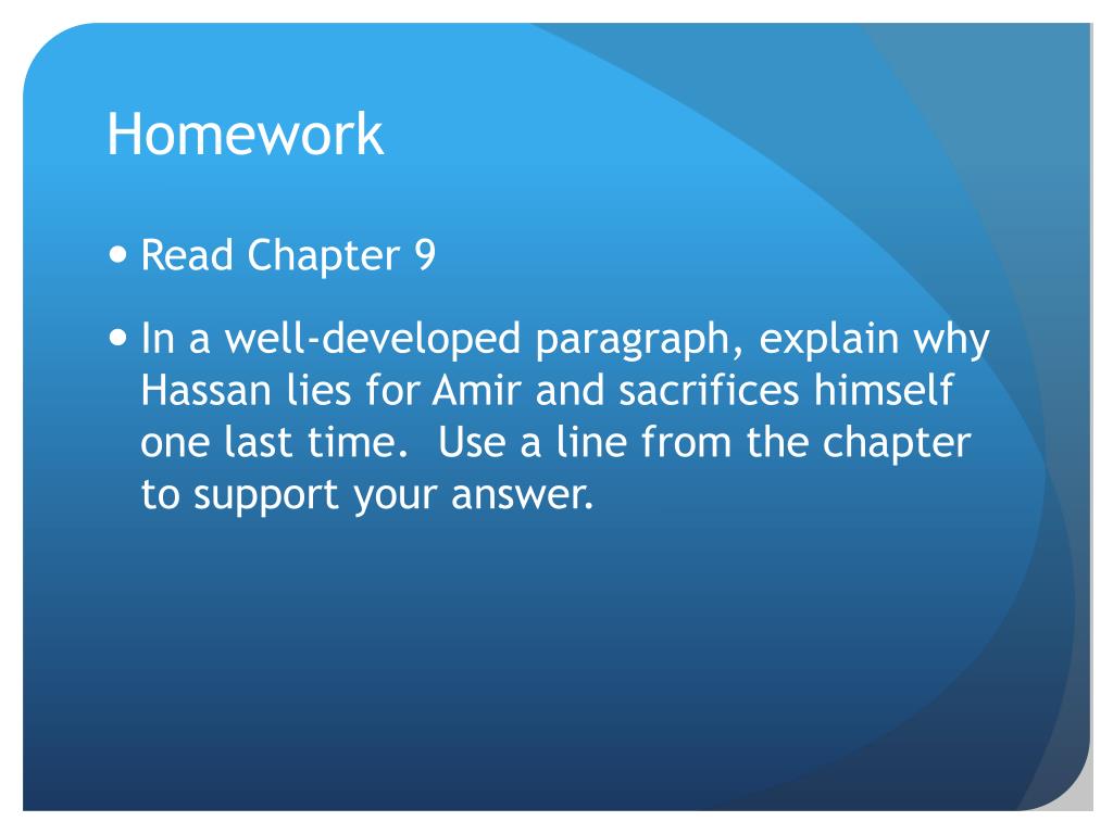 PPT Aim How do Amir and Hassan deal with the aftermath of Hassan’s