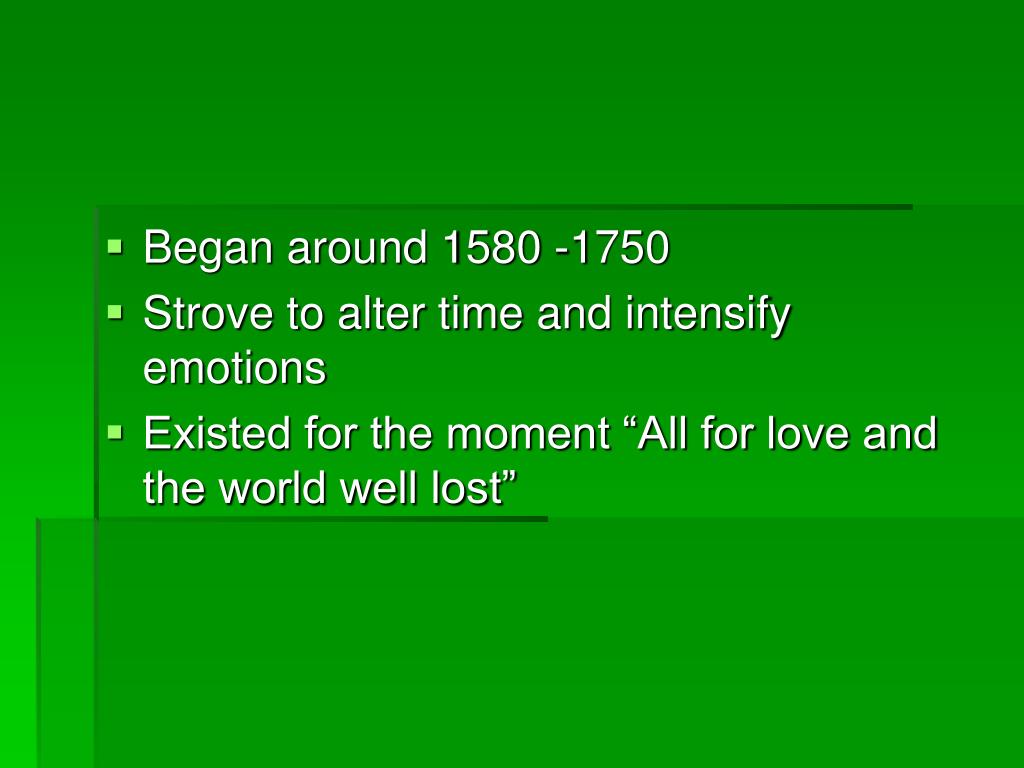 PPT The Baroque Period PowerPoint Presentation, free download ID