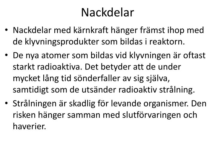 PPT Hur fungerar kärnkraft? PowerPoint Presentation ID2147652