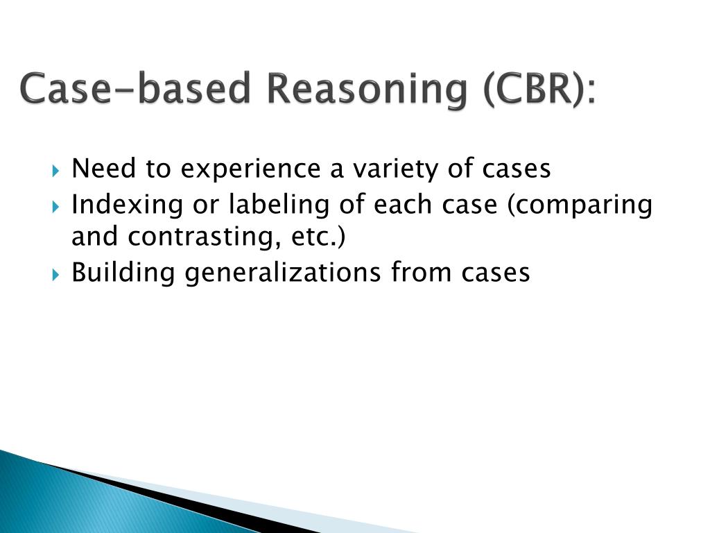 PPT Schank’s Casebased reasoning PowerPoint Presentation, free