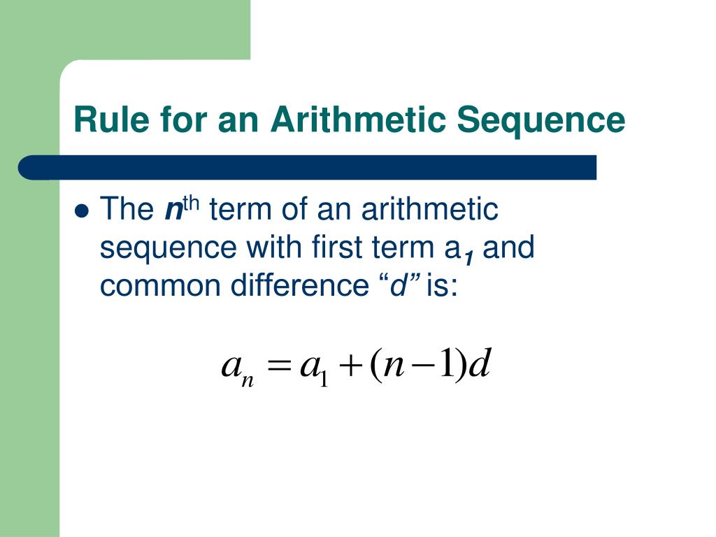 PPT Sequences and Series PowerPoint Presentation, free download ID