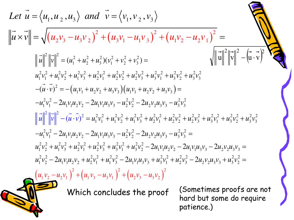 PPT The Cross Product of Two Vectors In Space PowerPoint Presentation