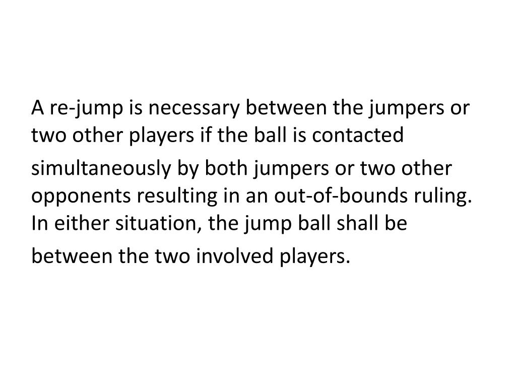 PPT JUMP BALL PowerPoint Presentation, free download ID2157206