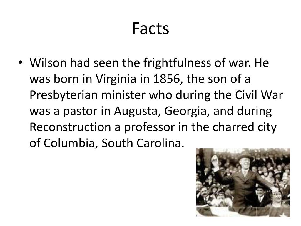 PPT Woodrow Wilson PowerPoint Presentation, free download ID2159201
