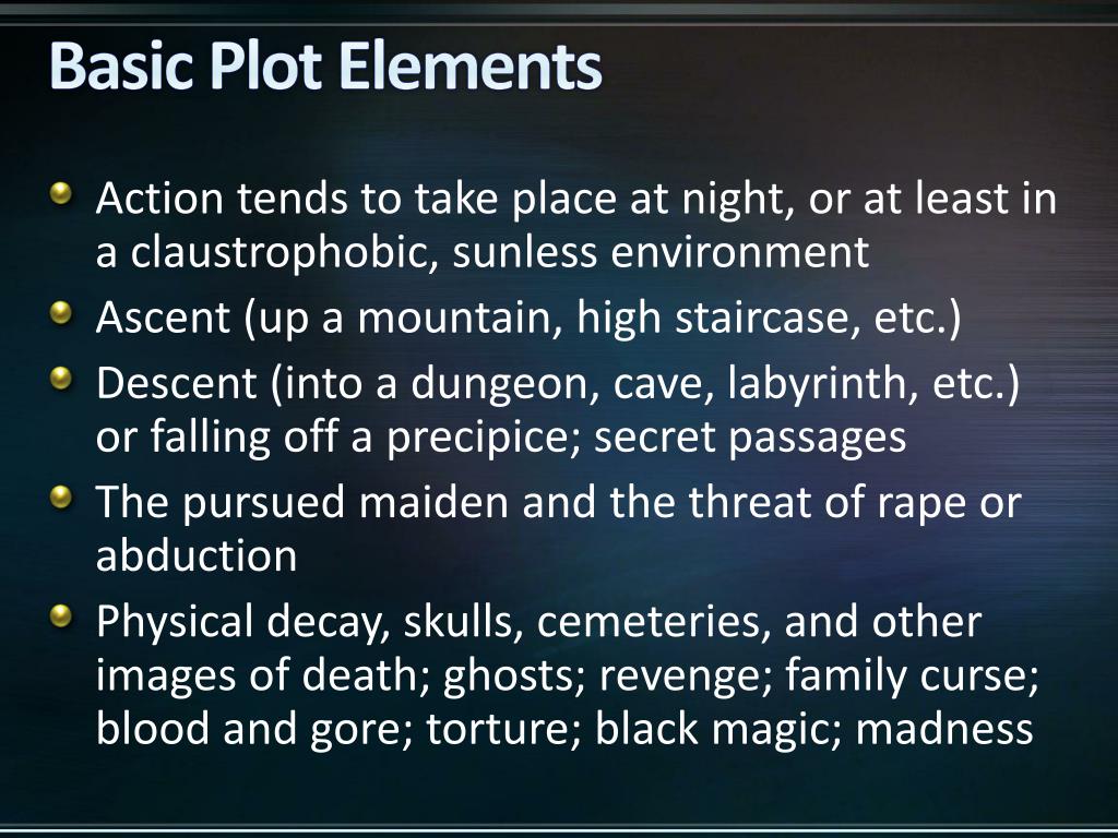 PPT Gothic Literature PowerPoint Presentation, free download ID2160482