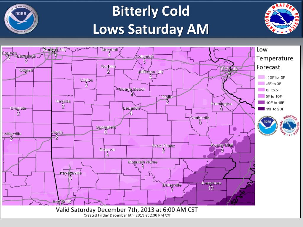 PPT Issued at 12/6/2013 3 PM National Weather Service Springfield
