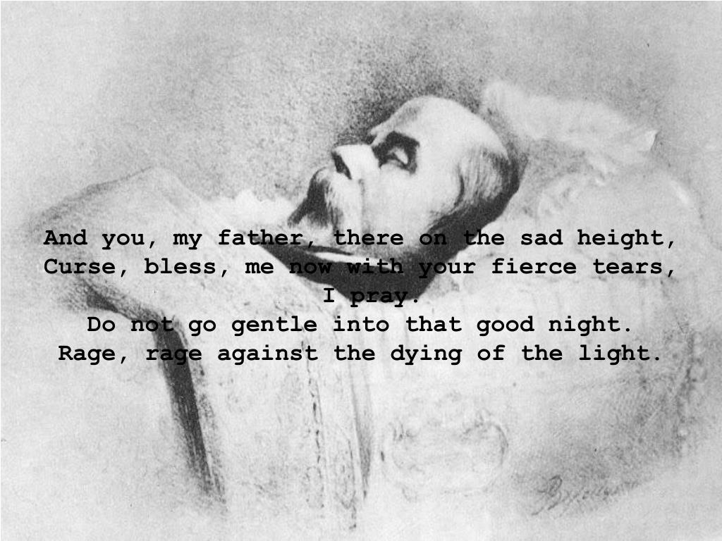 PPT Do Not Go Gentle Into That Good Night PowerPoint Presentation