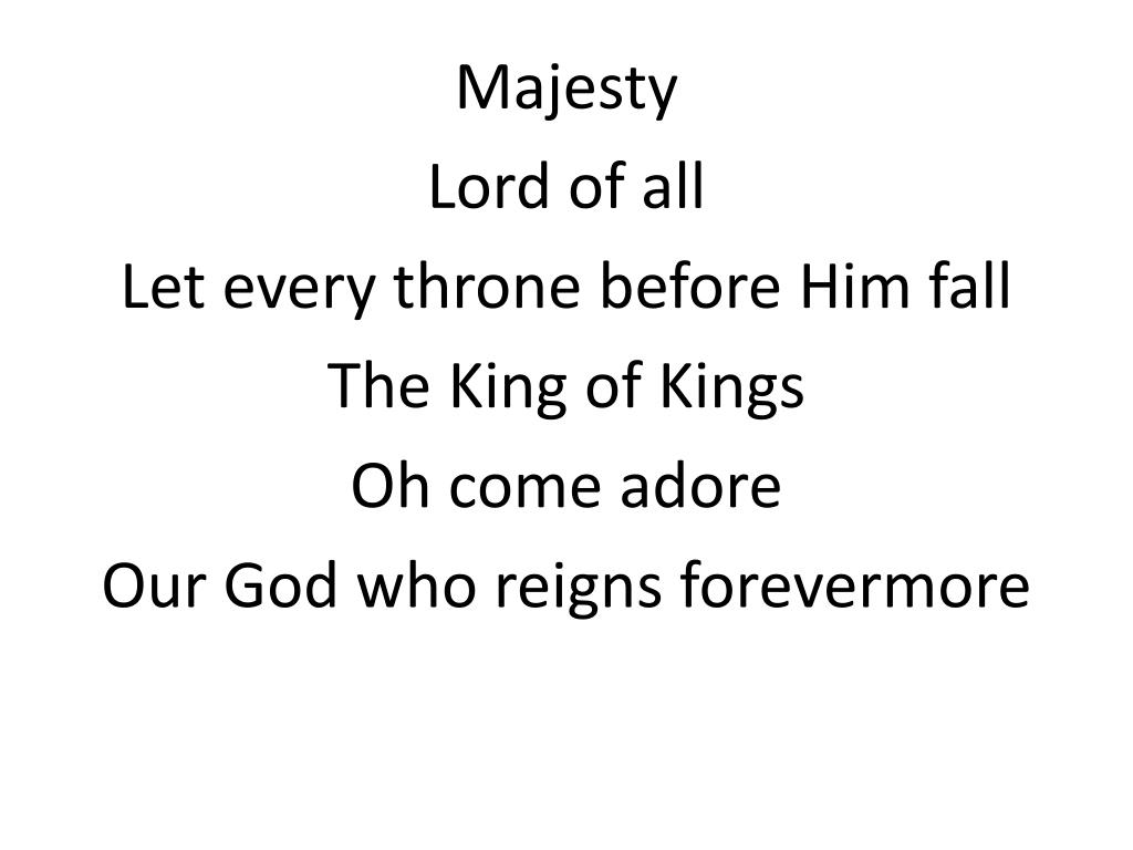 PPT Crown Him (Majesty) CCLI License 1944642 PowerPoint Presentation