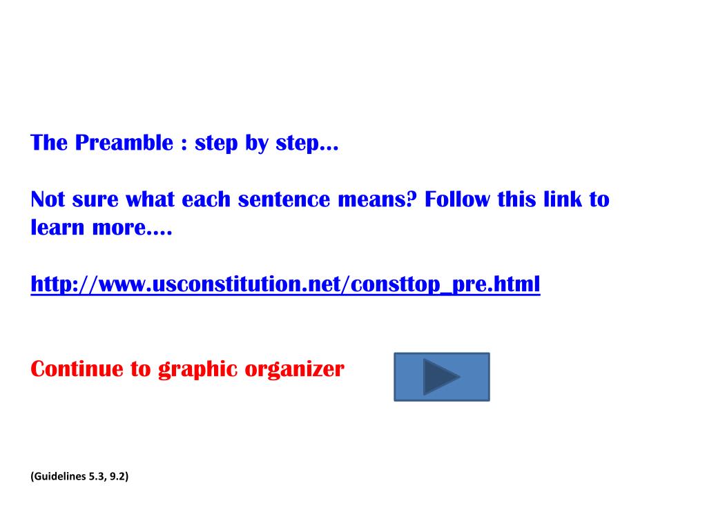 PPT Social Studies Lesson on the Preamble to the Constitution
