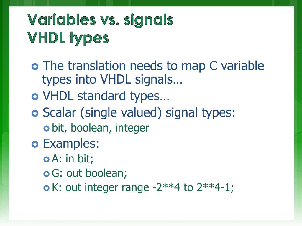PPT Lecture 20 C HDL Automatic Conversion PowerPoint Presentation
