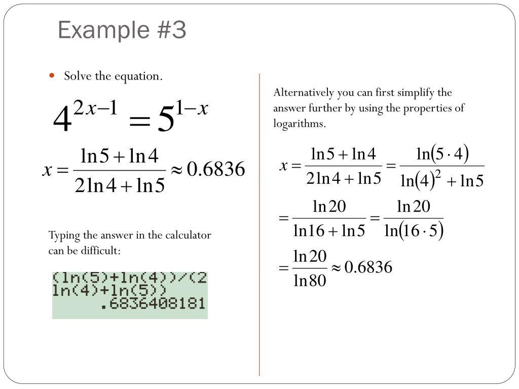 Exponential Equation Calculator Best Online Calculator