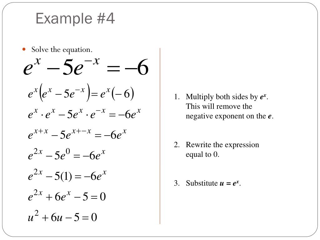 How To Solve For X In Exponent On Both Sides