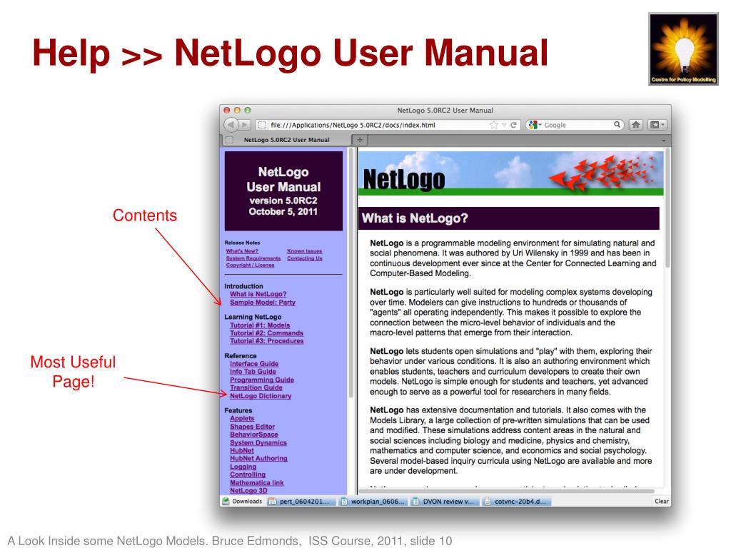 PPT A Look Inside Some NetLogo Simulations PowerPoint Presentation, free download ID2169512