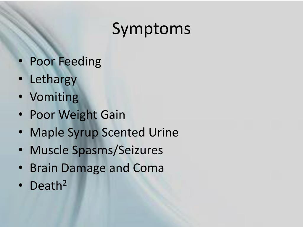 PPT Classic Severe Maple Syrup Urine Disease PowerPoint Presentation