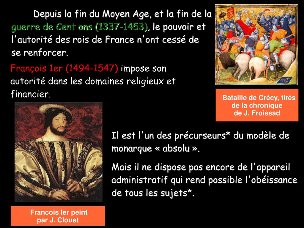 PPT I. La monarchie de droit divin un pouvoir absolu ? PowerPoint Presentation ID2173600