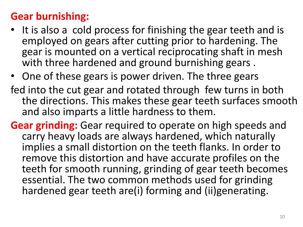 PPT CHGEAR CUTTING OPERATIONS PowerPoint Presentation, free download