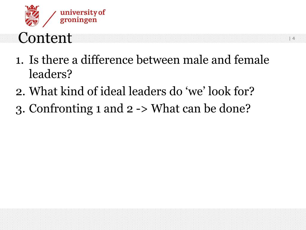 PPT The relationship between gender and leadership threats and
