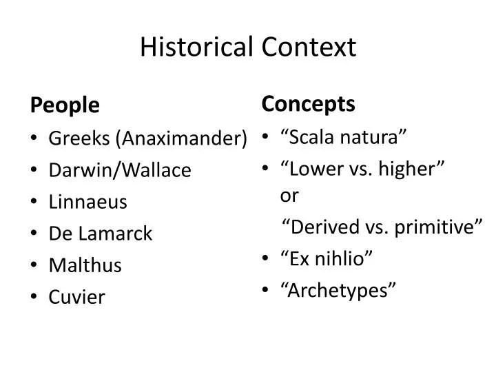 PPT Historical Context PowerPoint Presentation, free download ID