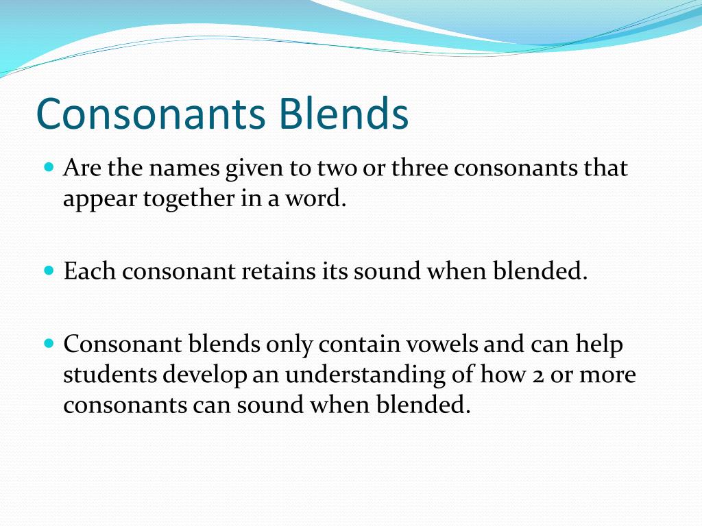 PPT Teaching Phonics A Consonant Blend and Digraph PowerPoint
